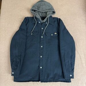 Dickies Water Repellent Duck Hooded Shirt Jacket